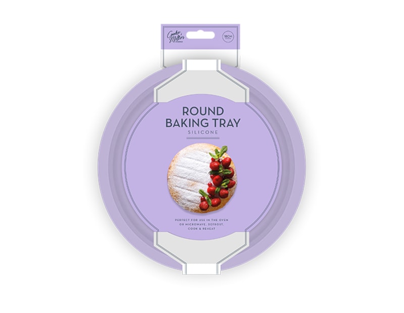 Wholesale Pastel Silicone Round Baking Tray