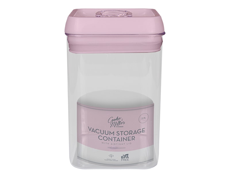 Wholesale Pastel Vacuum Storage Container With Airtight Lid