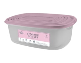 Wholesale Pastel Storage Box Set 7pk