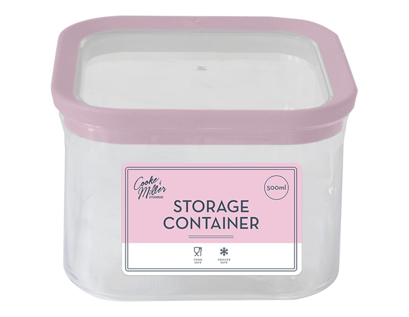 Wholesale Pastel Storage Container 500ml