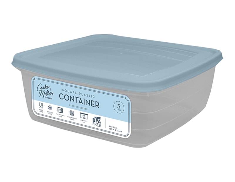 Wholesale Pastel Plastic Container 3L