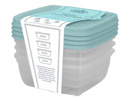 Wholesale Pastel Plastic Container 4pk