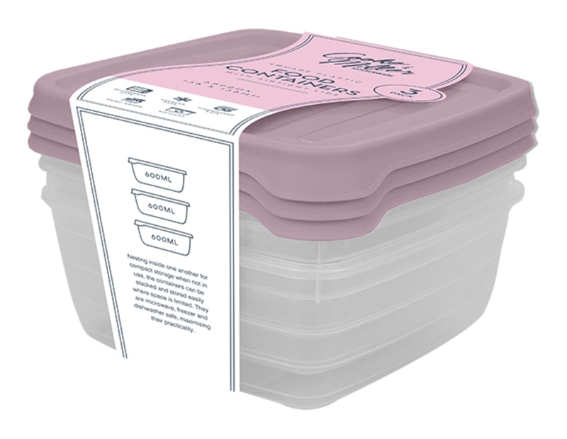 Wholesale Pastel Plastic Containers