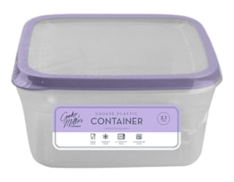 Wholesale Pastel Plastic Square Container 2.1L