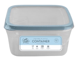 Wholesale Pastel Plastic Square Container 2.1L