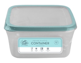 Wholesale Pastel Plastic Square Container 2.1L