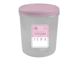 Wholesale Pastel Round Plastic Container 3L