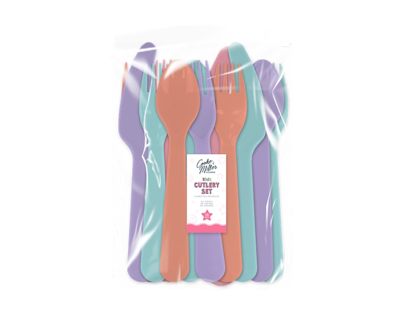 Wholesale Girls Cutlery Set 18pk PDQ