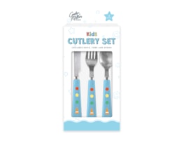 Wholesale Transport 3 Piece Cutlery Set PDQ