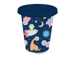 Wholesale Space Dinosaur Tumbler with Straw 3pk