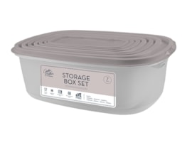 Wholesale Natural Storage Box Set 7pk