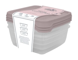 Wholesale Natural Plastic Container 3pk