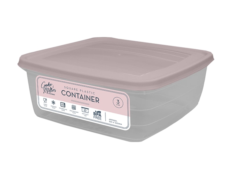 Wholesale Natural Plastic Container 3L