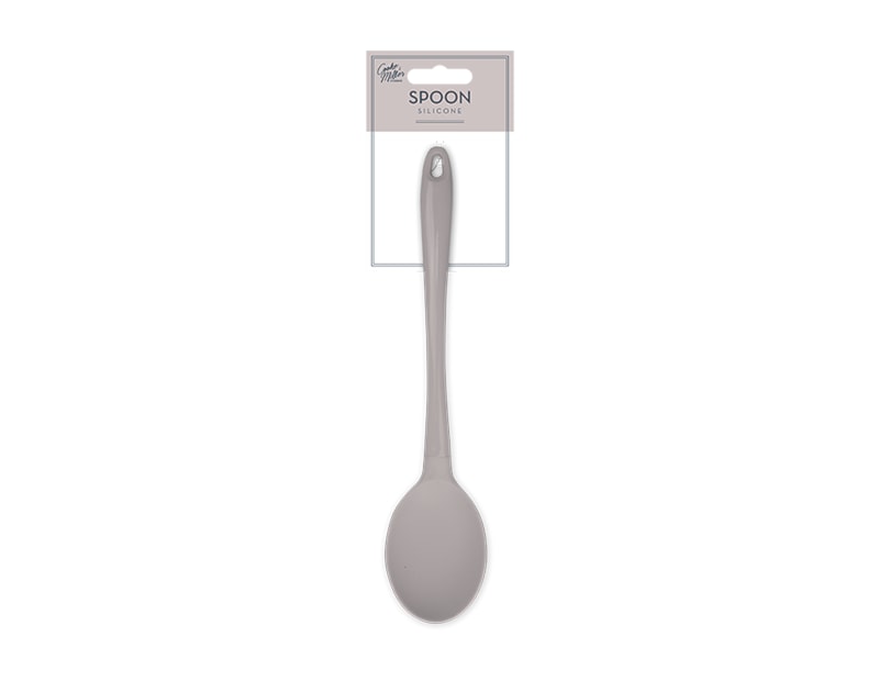 Wholesale Natural Silicone Solid Spoon