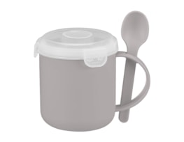 Wholesale Natural Microwavable Soup Mug With Spoon