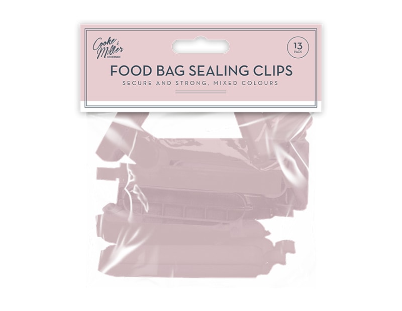 Wholesale Natural Bag Sealing Clips 13pk