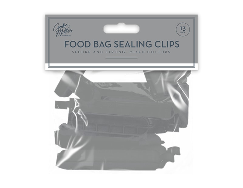 Wholesale Natural Bag Sealing Clips 13pk