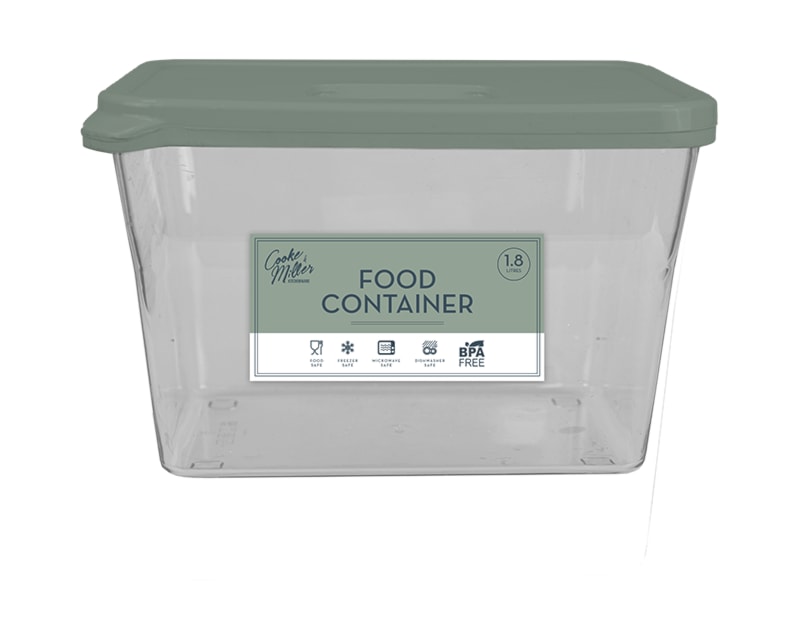 Wholesale Natural Food Container 1800ml