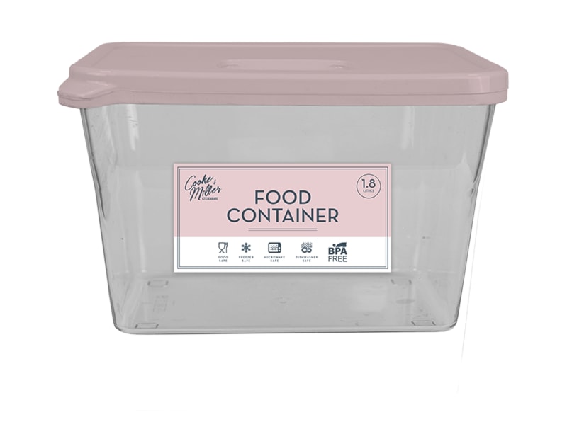 Wholesale Natural Food Container 1800ml