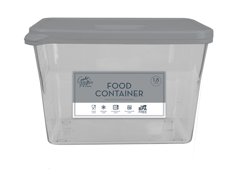 Wholesale Natural Food Container 1800ml