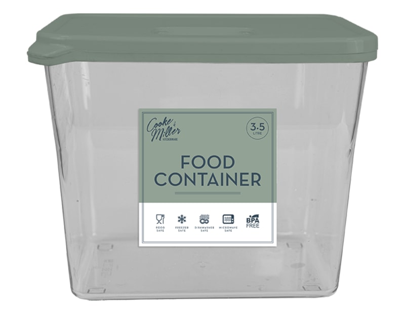 Wholesale Natural Food Container 3500ml