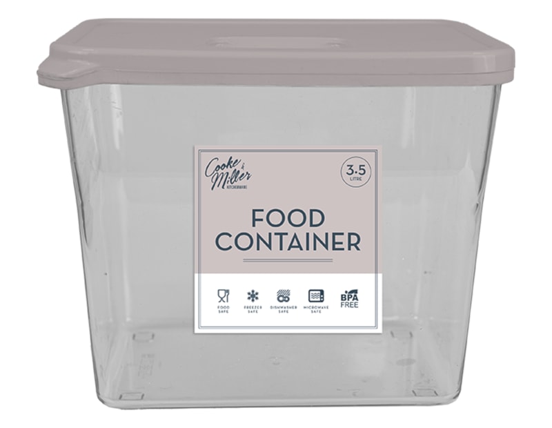 Wholesale Natural Food Container 3500ml