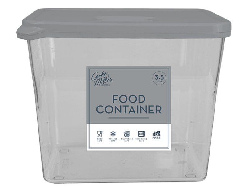 Wholesale Natural Food Container 3500ml