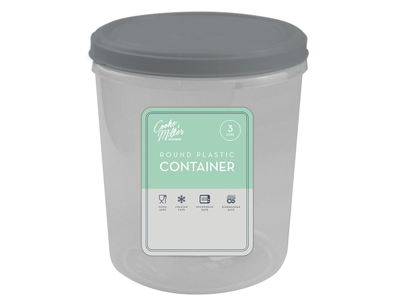 Wholesale Round Plastic Container 3L