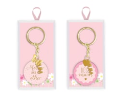 Wholesale Mother's Day Metal Keyring PDQ