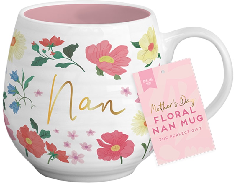 Wholesale Mother's Day Floral Ceramic Mug