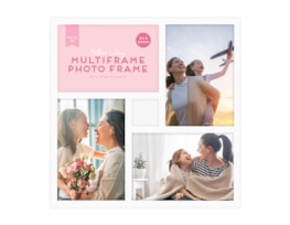 Wholesale White Multi-Aperture Frame 26cm x 26cm PDQ