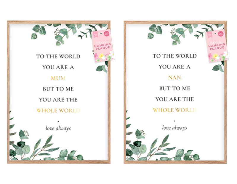 Wholesale Hanging Plaque with Quote PDQ