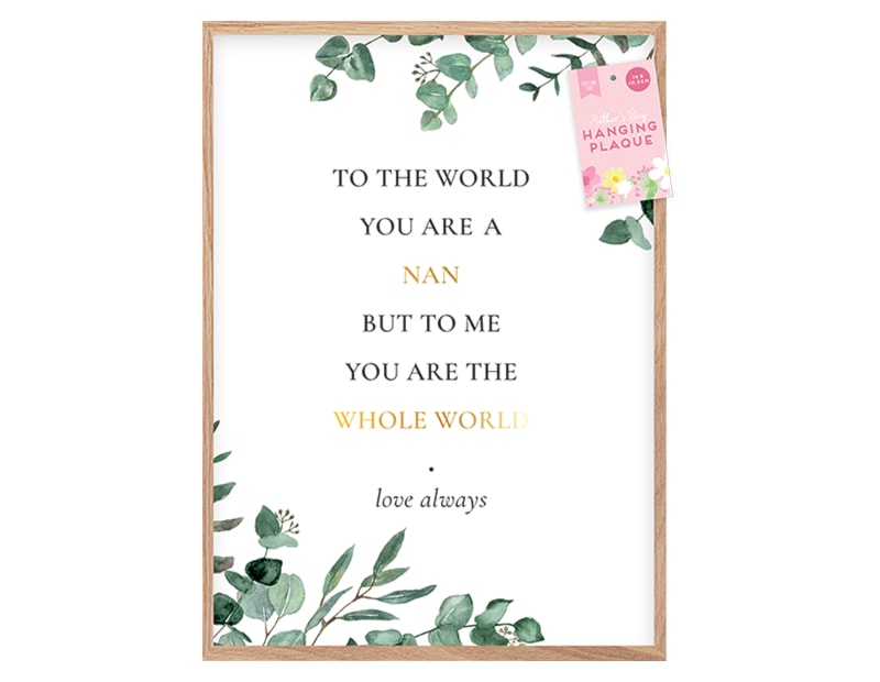 Wholesale Hanging Plaque with Quote PDQ