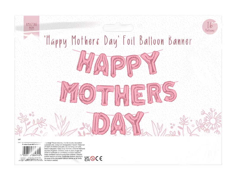 Wholesale Happy Mother's Day foil Balloon Banner