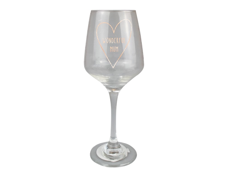 Wholesale Mother's Day printed wine Glass