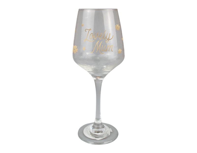 Wholesale Mother's Day printed wine Glass