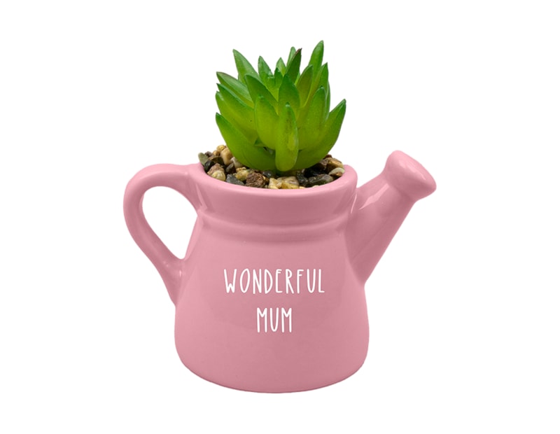 Wholesale Mother's Day ceramic watering can ornament 11. 5