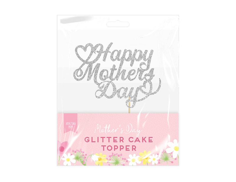 Wholesale Mother's Day Glitter Cake Topper