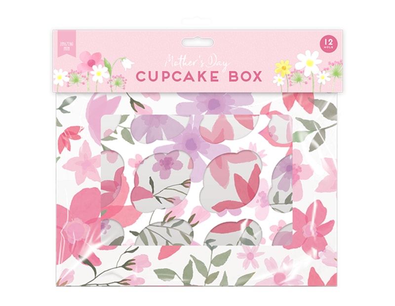 Wholesale Mother's Day Cupcake Box  12- Hole