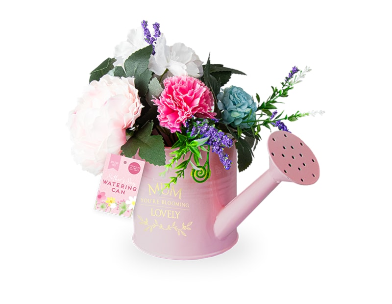 Wholesale Mother's Day Watering Can & Artificial Flowers