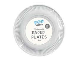 Wholesale White paper plates 18cm