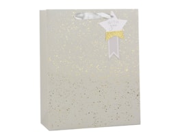 Wholesale Gold Glitter Speckle Large Gift Bag 30x42x12cm