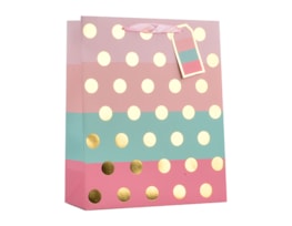 Wholesale Girls Foiled Medium Gift Bag 26x32x12cm