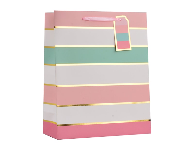 Wholesale Girls Foiled Medium Gift Bag 26x32x12cm