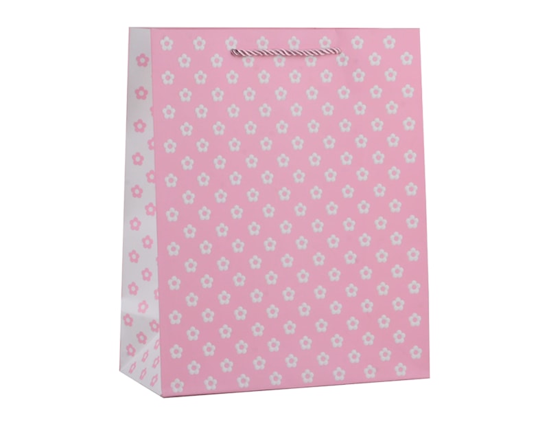 Wholesale Ditsy Floral Large Gift Bag 30x42x12cm