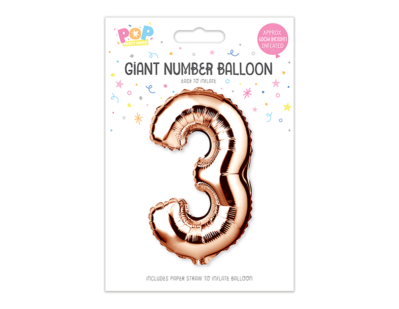 Wholesale Gold Number Balloons