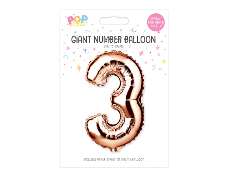 Wholesale Gold Number Balloons