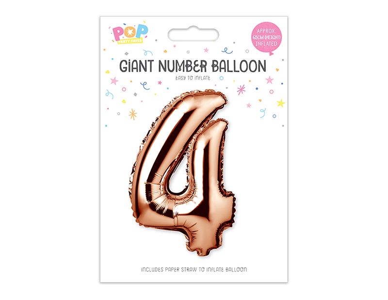 Wholesale Gold Number Balloons