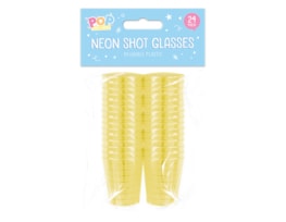 Wholesale Neon Shot Glasses 24pk