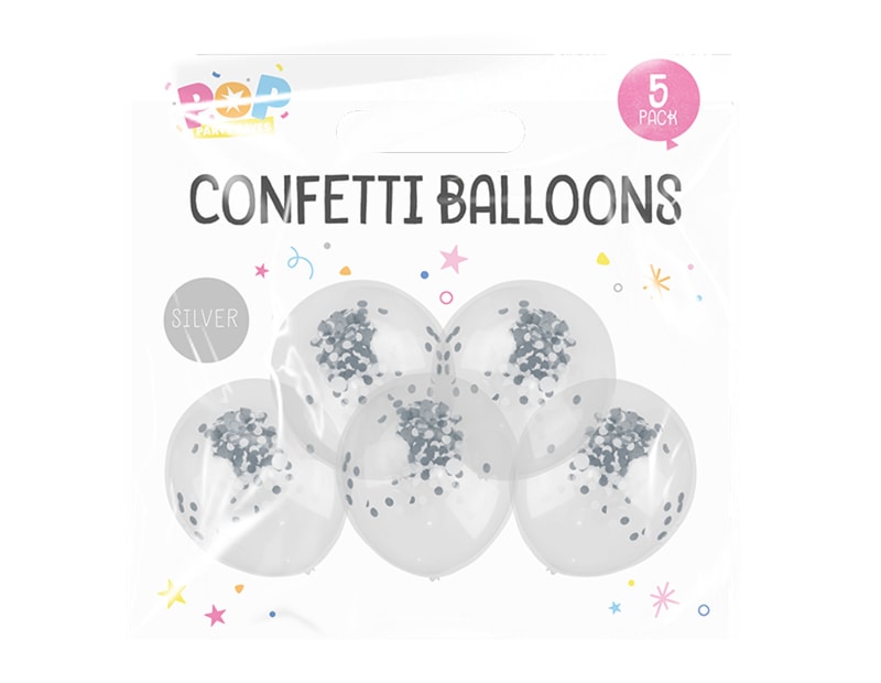 Wholesale Confetti Balloons 5pk